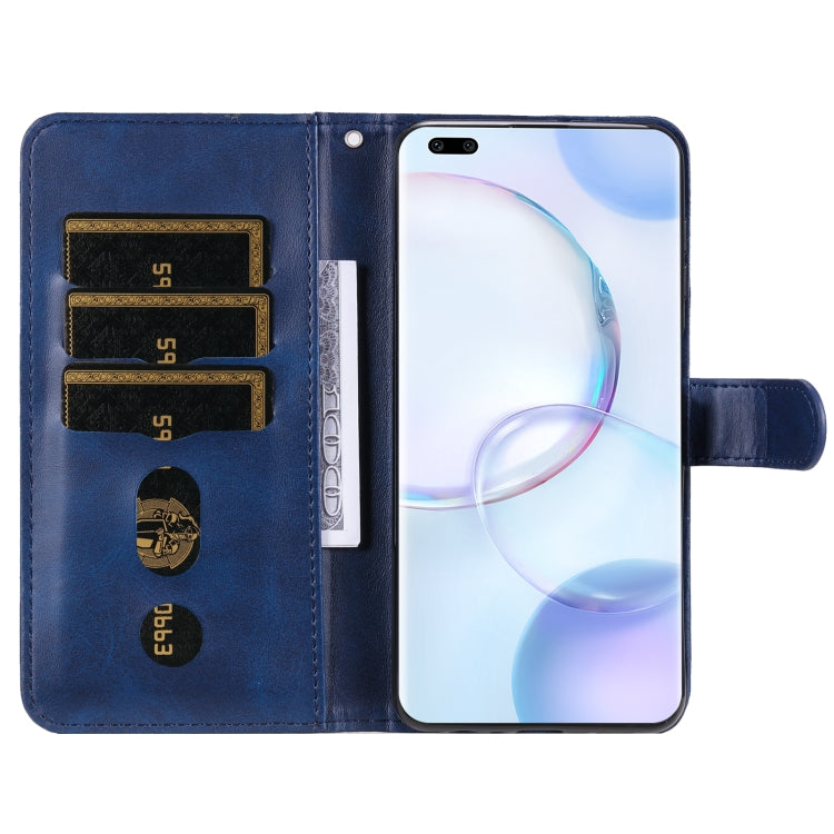 For Huawei Nova 9 Pro/Honor 50 Pro Fashion Calf Texture Zipper Horizontal Flip Leather Case