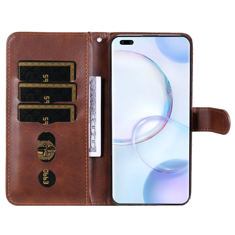For Huawei Nova 9 Pro/Honor 50 Pro Fashion Calf Texture Zipper Horizontal Flip Leather Case