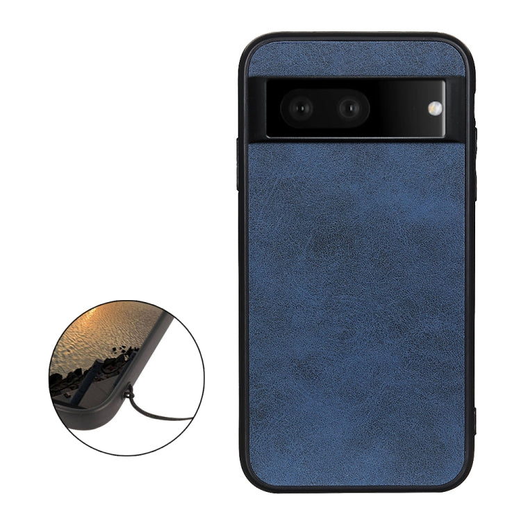 For Google Pixel 7 Accurate Hole Two-color Calf Texture PU Phone Case