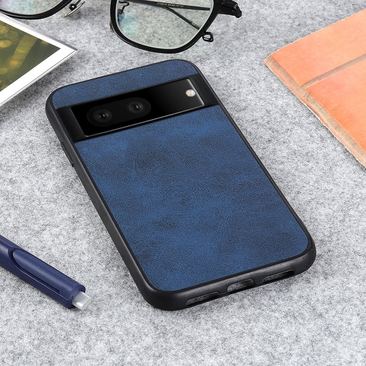 For Google Pixel 7 Accurate Hole Two-color Calf Texture PU Phone Case