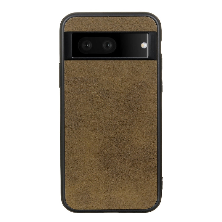 For Google Pixel 7 Accurate Hole Two-color Calf Texture PU Phone Case