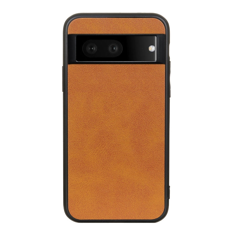 For Google Pixel 7 Accurate Hole Two-color Calf Texture PU Phone Case