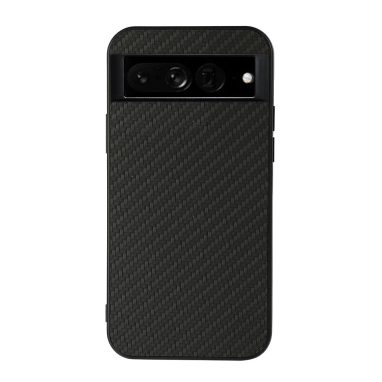 For Google Pixel 7 Pro Accurate Hole Carbon Fiber Texture PU Phone Case