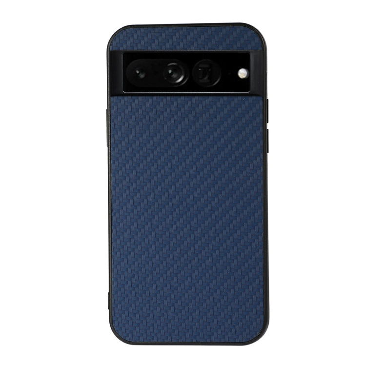 For Google Pixel 7 Pro Accurate Hole Carbon Fiber Texture PU Phone Case