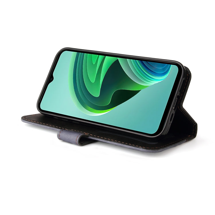 For Xiaomi Redmi Note 11E Stitching-Color Horizontal Flip Leather Case