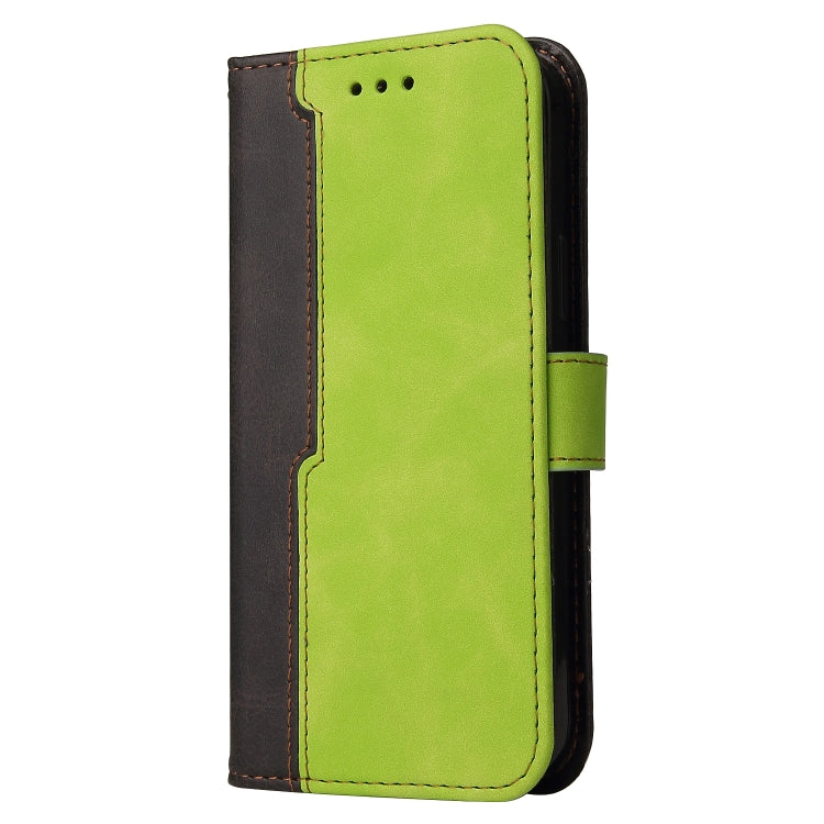 For Xiaomi Redmi Note 11E Stitching-Color Horizontal Flip Leather Case