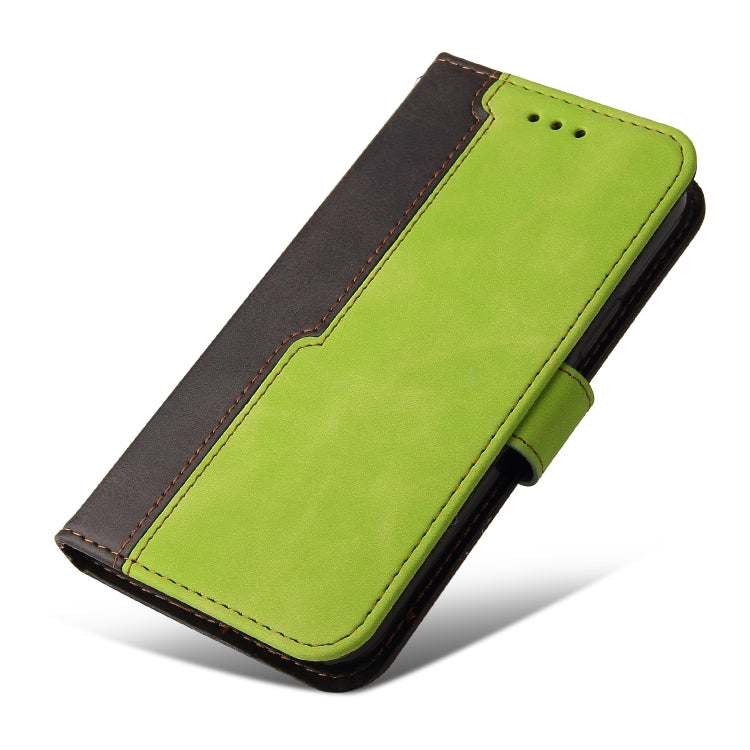 For Xiaomi Redmi Note 11E Stitching-Color Horizontal Flip Leather Case
