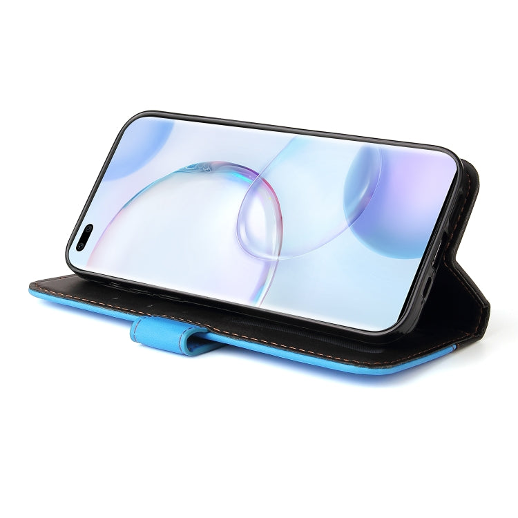 For Huawei Nova 9 Pro/Honor 50 Pro Stitching-Color Horizontal Flip Leather Case