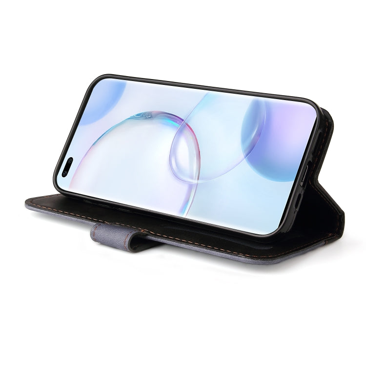For Huawei Nova 9 Pro/Honor 50 Pro Stitching-Color Horizontal Flip Leather Case