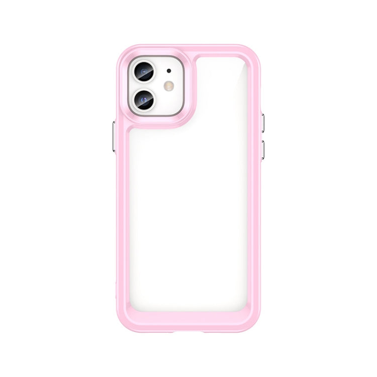 For iPhone 12 Colorful Series Acrylic + TPU Phone Case