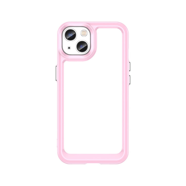 For iPhone 13 Colorful Series Acrylic + TPU Phone Case