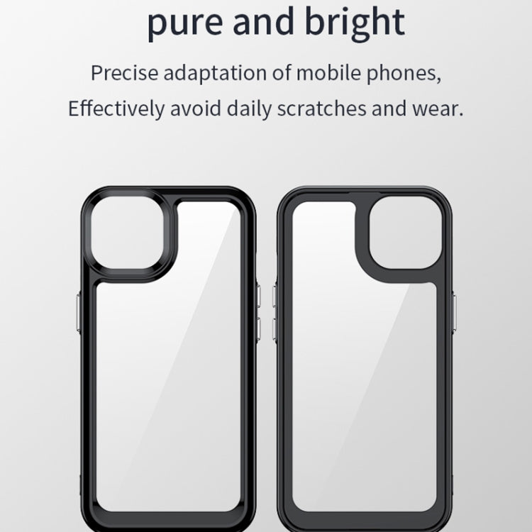 For iPhone 13 Colorful Series Acrylic + TPU Phone Case