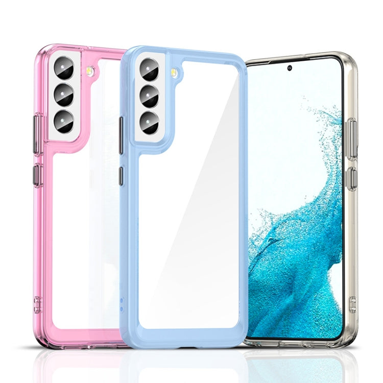 For Samsung Galaxy S22 5G Colorful Series Acrylic + TPU Phone Case