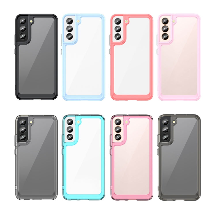 For Samsung Galaxy S22 5G Colorful Series Acrylic + TPU Phone Case