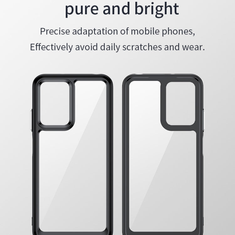 For Xiaomi Poco M4 5G Colorful Series Acrylic + TPU Phone Case