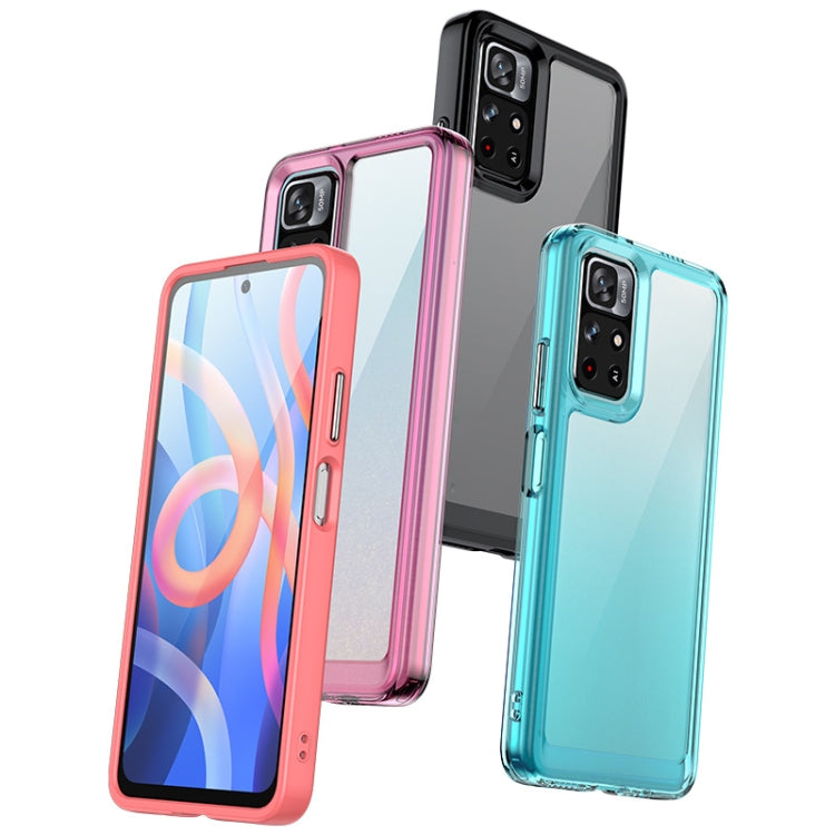 For Xiaomi Redmi Note 11 5G Chinese Colorful Series Acrylic + TPU Phone Case