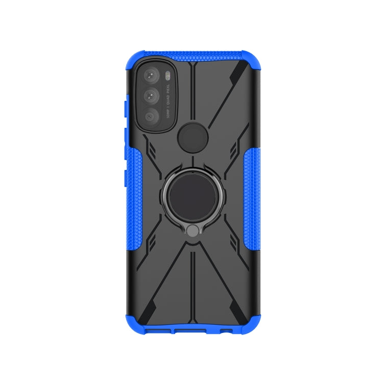 For Motorola Moto G71 5G Armor Bear Shockproof PC + TPU Phone Case