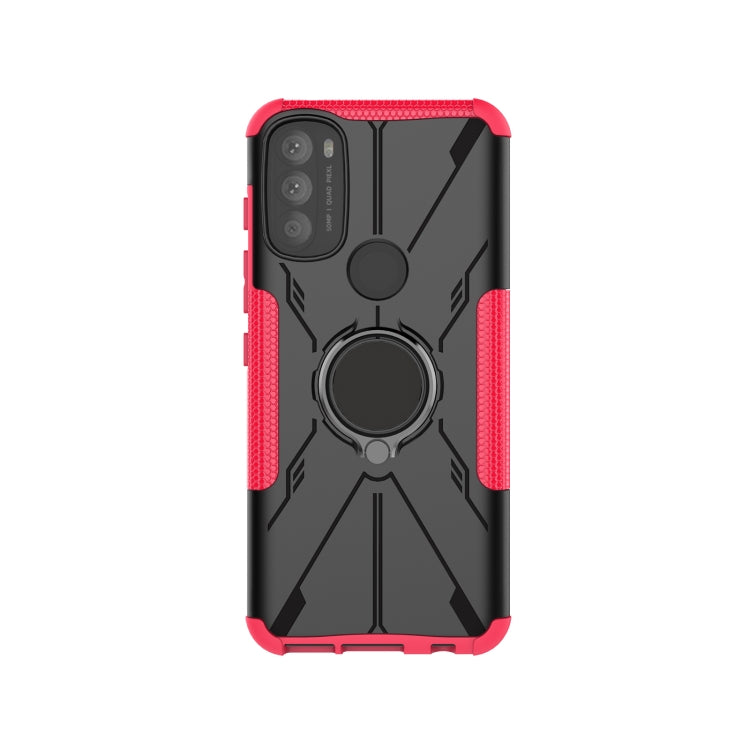 For Motorola Moto G71 5G Armor Bear Shockproof PC + TPU Phone Case