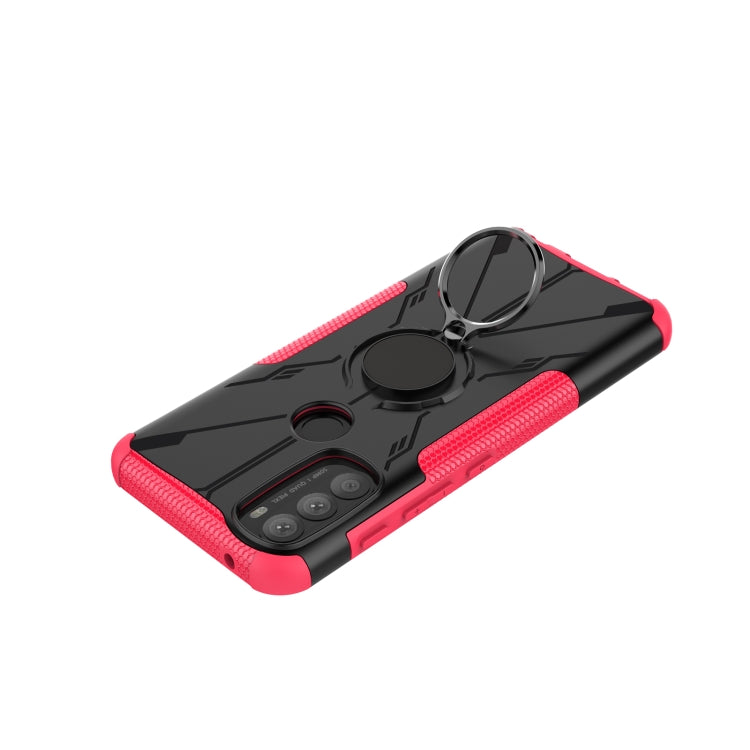 For Motorola Moto G71 5G Armor Bear Shockproof PC + TPU Phone Case