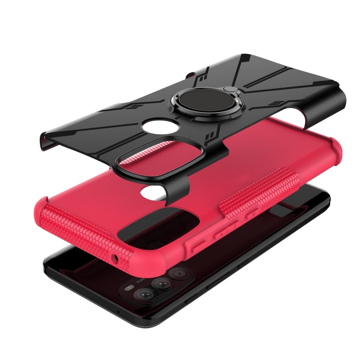 For Motorola Moto G71 5G Armor Bear Shockproof PC + TPU Phone Case