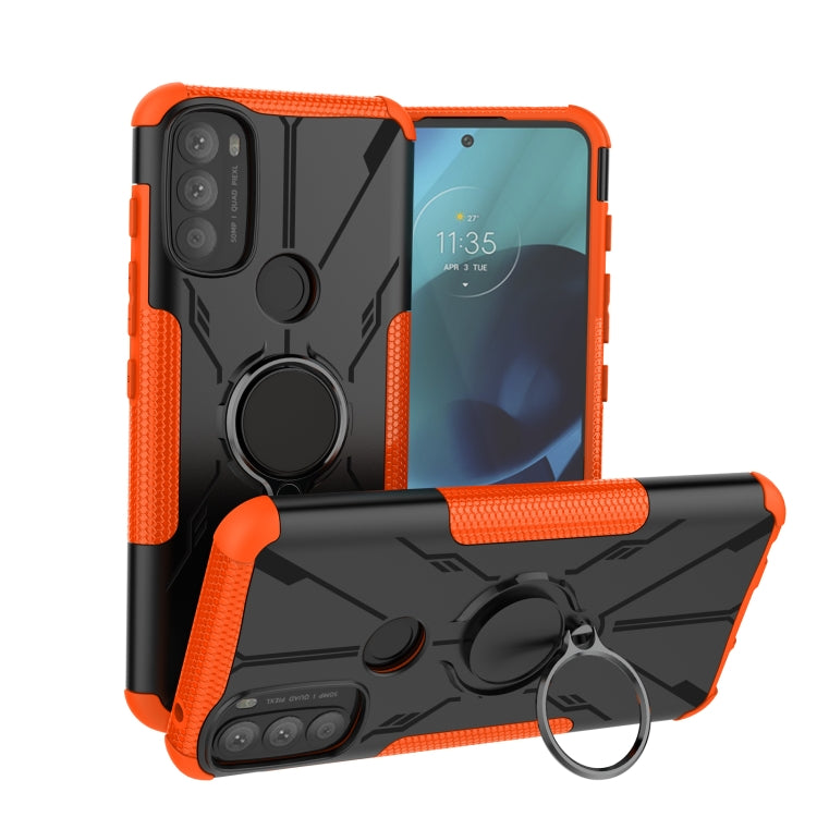 For Motorola Moto G71 5G Armor Bear Shockproof PC + TPU Phone Case