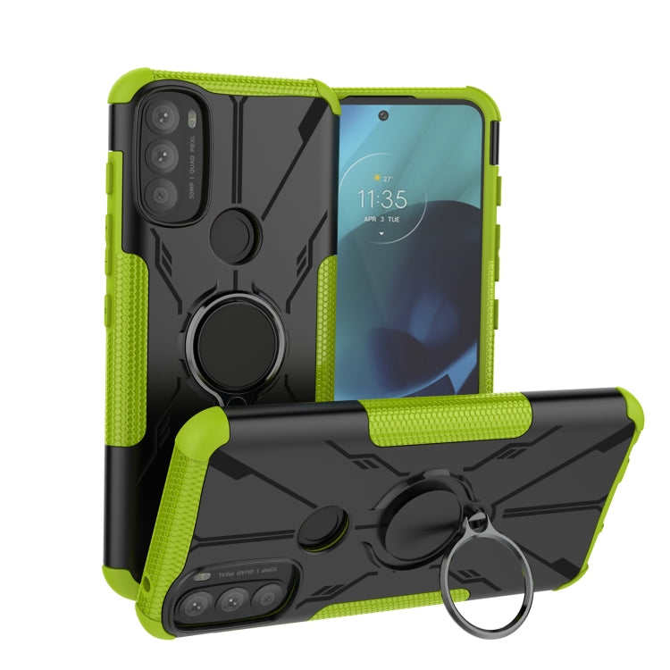 For Motorola Moto G71 5G Armor Bear Shockproof PC + TPU Phone Case
