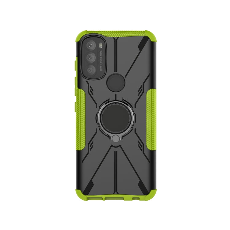 For Motorola Moto G71 5G Armor Bear Shockproof PC + TPU Phone Case