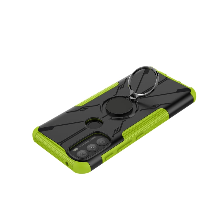 For Motorola Moto G71 5G Armor Bear Shockproof PC + TPU Phone Case