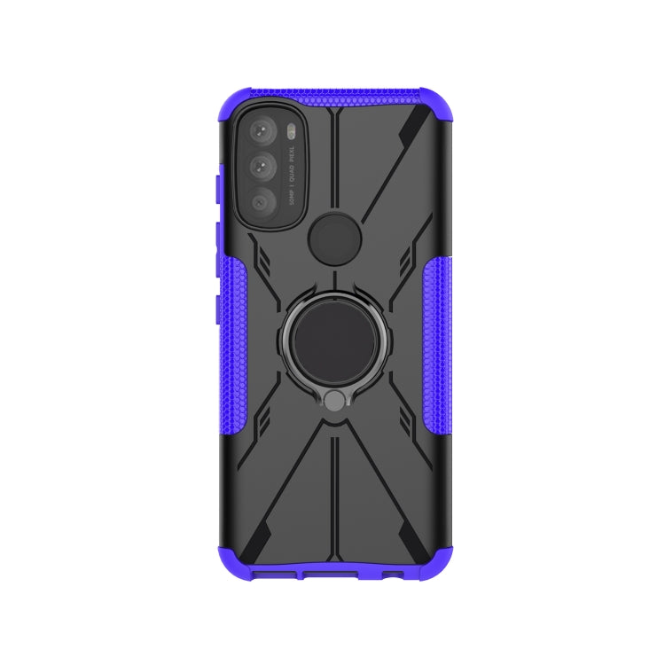 For Motorola Moto G71 5G Armor Bear Shockproof PC + TPU Phone Case