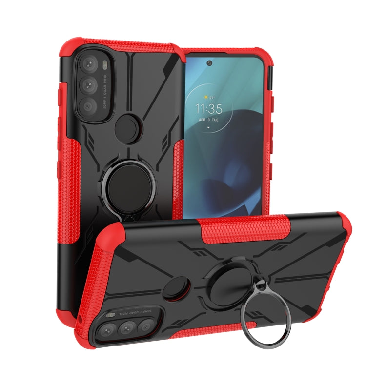 For Motorola Moto G71 5G Armor Bear Shockproof PC + TPU Phone Case