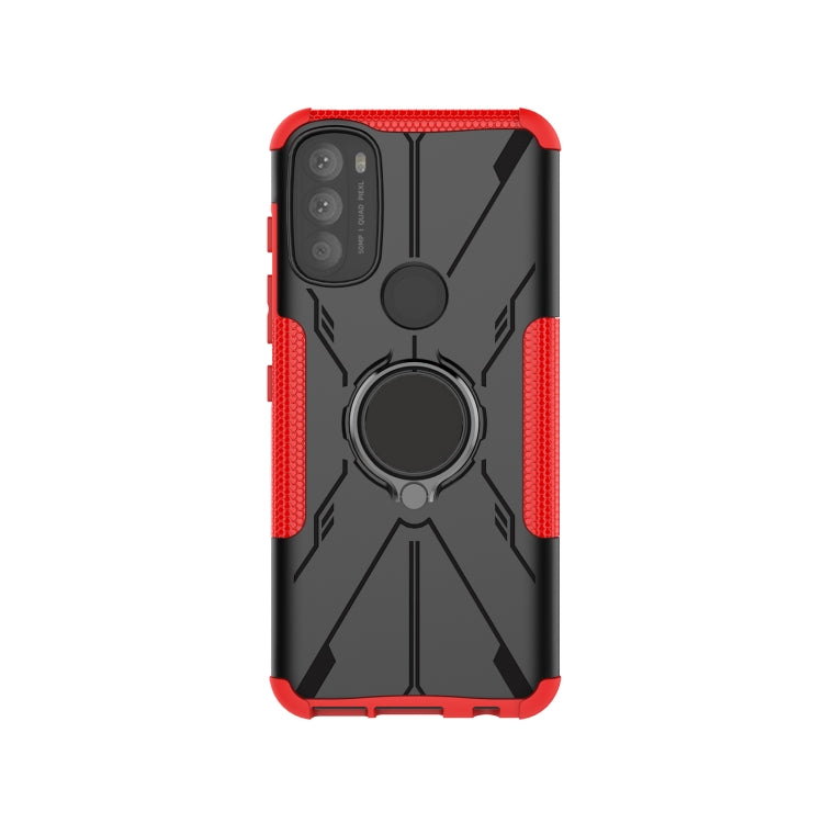 For Motorola Moto G71 5G Armor Bear Shockproof PC + TPU Phone Case