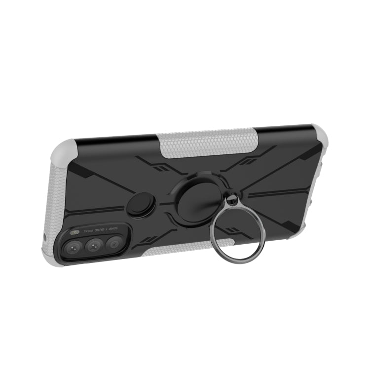For Motorola Moto G71 5G Armor Bear Shockproof PC + TPU Phone Case