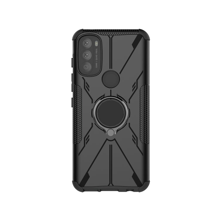 For Motorola Moto G71 5G Armor Bear Shockproof PC + TPU Phone Case