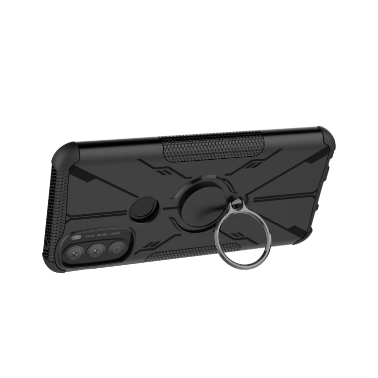 For Motorola Moto G71 5G Armor Bear Shockproof PC + TPU Phone Case