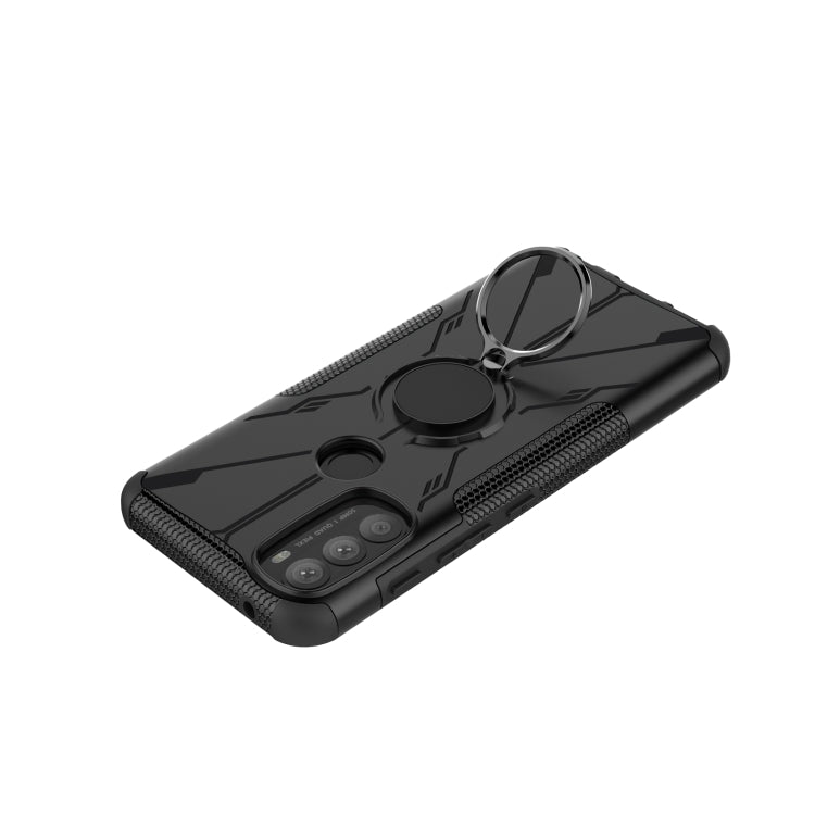 For Motorola Moto G71 5G Armor Bear Shockproof PC + TPU Phone Case