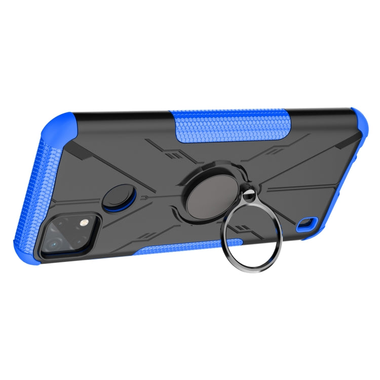 For OPPO Realme C21Y Armor Bear Shockproof PC + TPU Phone Case