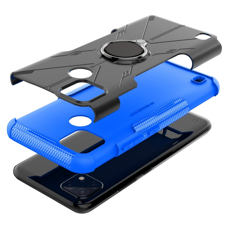 For OPPO Realme C21Y Armor Bear Shockproof PC + TPU Phone Case