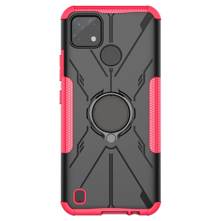 For OPPO Realme C21Y Armor Bear Shockproof PC + TPU Phone Case