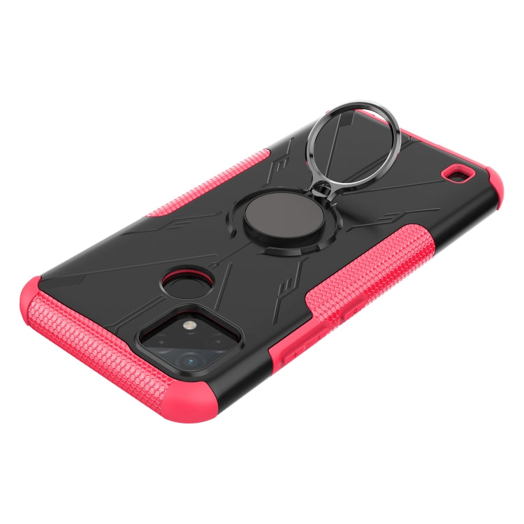 For OPPO Realme C21Y Armor Bear Shockproof PC + TPU Phone Case