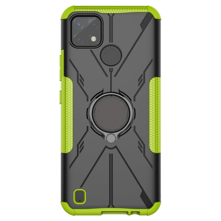For OPPO Realme C21Y Armor Bear Shockproof PC + TPU Phone Case