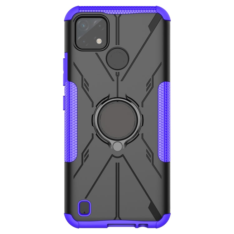For OPPO Realme C21Y Armor Bear Shockproof PC + TPU Phone Case
