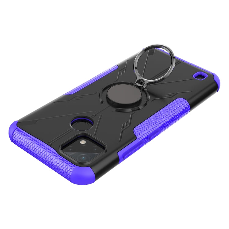 For OPPO Realme C21Y Armor Bear Shockproof PC + TPU Phone Case