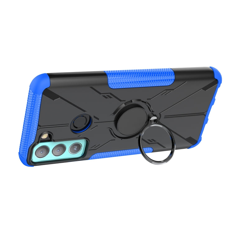 For Tecno Pop 5 LTE Armor Bear Shockproof PC + TPU Phone Case