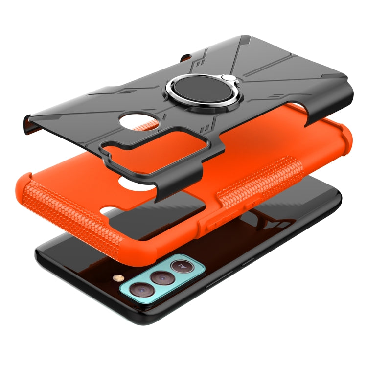 For Tecno Pop 5 LTE Armor Bear Shockproof PC + TPU Phone Case