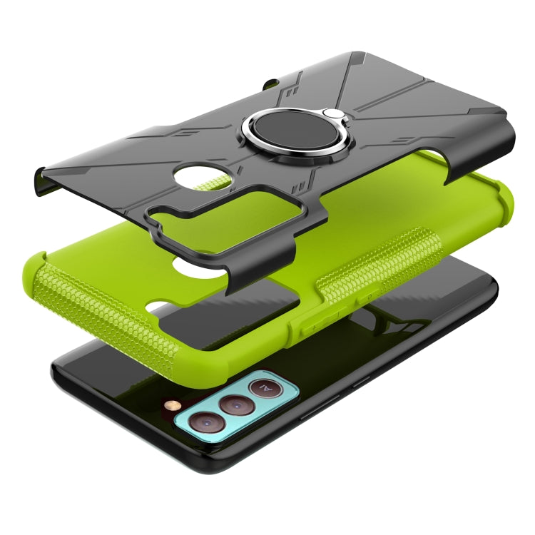 For Tecno Pop 5 LTE Armor Bear Shockproof PC + TPU Phone Case