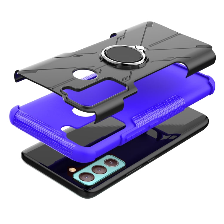 For Tecno Pop 5 LTE Armor Bear Shockproof PC + TPU Phone Case