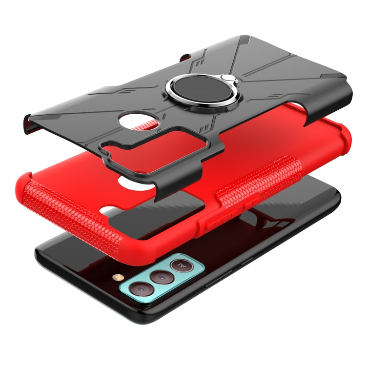 For Tecno Pop 5 LTE Armor Bear Shockproof PC + TPU Phone Case