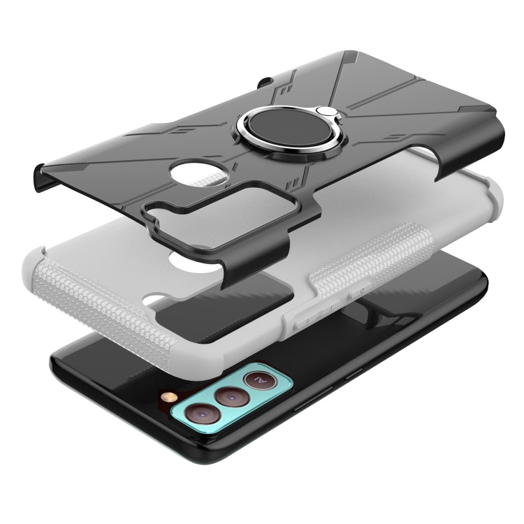 For Tecno Pop 5 LTE Armor Bear Shockproof PC + TPU Phone Case