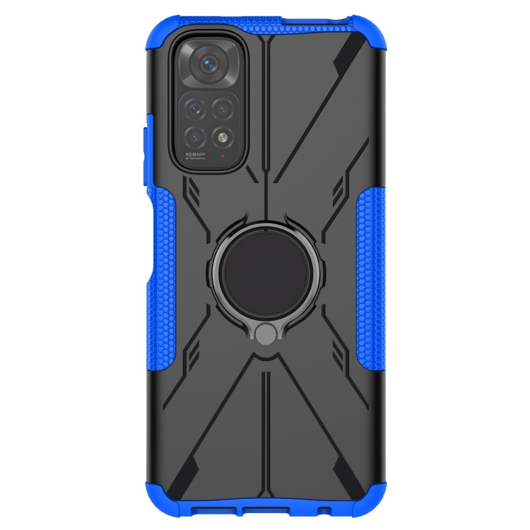 For Xiaomi Redmi Note 11/Redmi Note 11S 4G Global Armor Bear Shockproof PC + TPU Phone Case