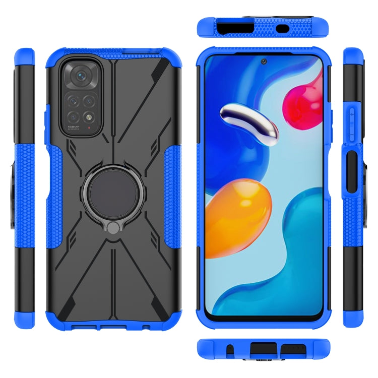 For Xiaomi Redmi Note 11/Redmi Note 11S 4G Global Armor Bear Shockproof PC + TPU Phone Case